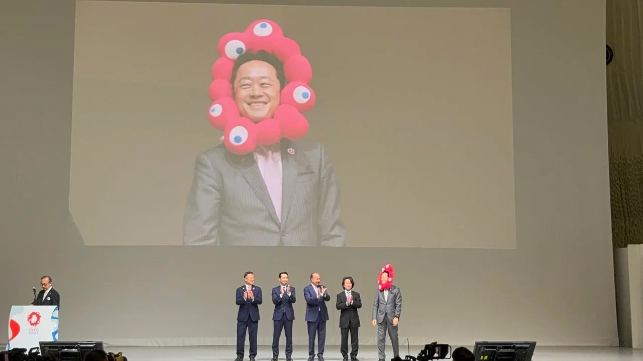 当時の公式記事に掲載された写真